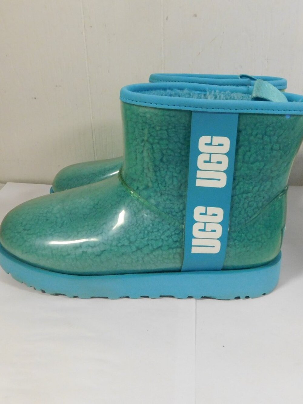 UGG Women Classic Mini Tide Pool Waterproof Rain Boot sz 8 Lined Winter Outdoor